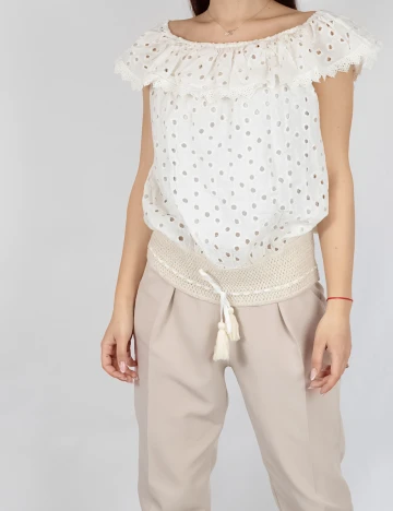 Tricou Harmony Culture, alb, M