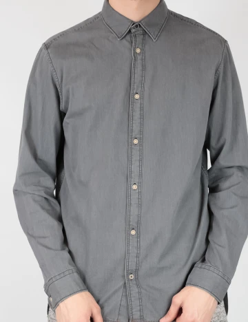 Camasa Jack&Jones, gri, L Gri