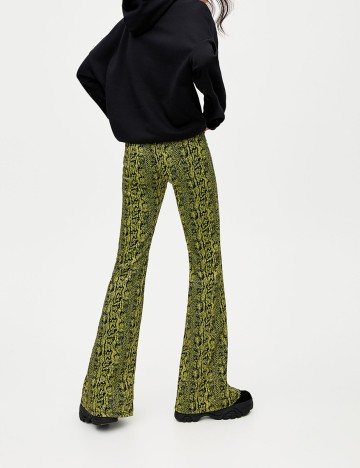 Pantaloni Pull&Bear, verde, S