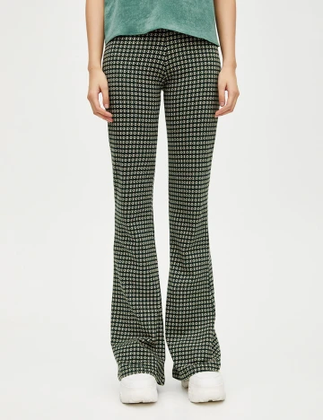 Pantaloni Pull&Bear, verde, L Verde