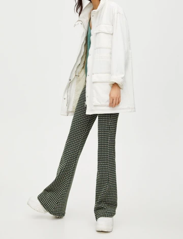 Pantaloni Pull&Bear, verde, L Verde