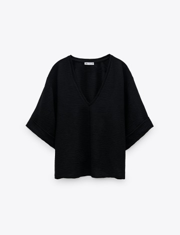 Bluza Zara, negru, S