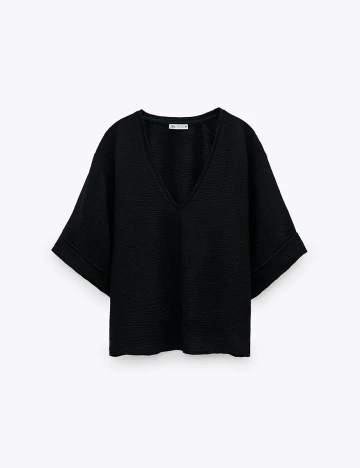 Bluza Zara, negru, S
