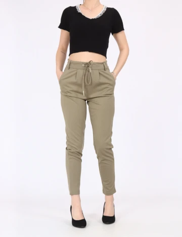 Pantaloni Only, kaki, S/32