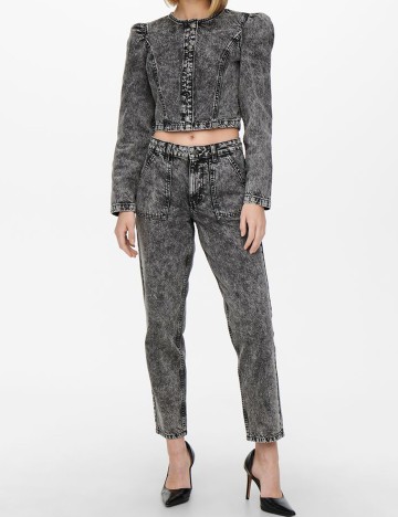 Blugi Jacqueline de Yong, gri, M