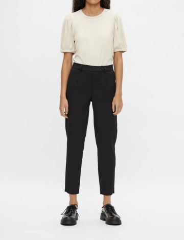 Pantaloni Object, negru