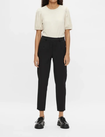 Pantaloni Object, negru