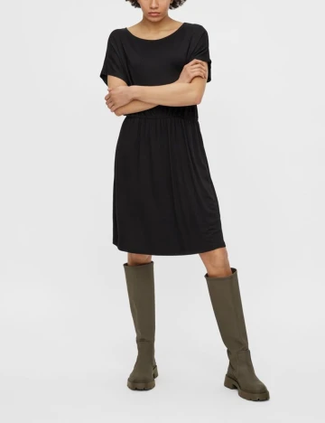 Rochie Pieces, negru Negru
