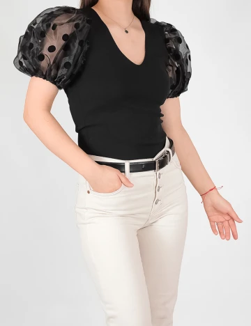 Top Only, negru, S Negru