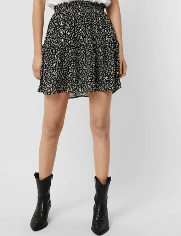 Fusta Vero Moda, negru, S Negru