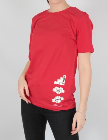 Tricou Scotch&Soda, rosu, L