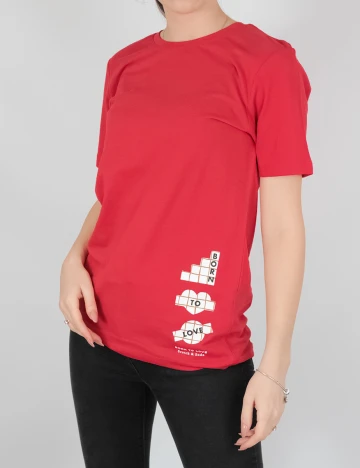 Tricou Scotch&Soda, rosu, L Rosu