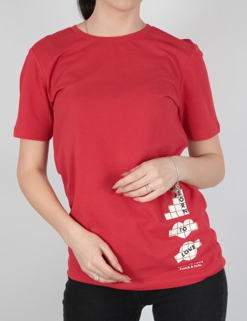 Tricou Scotch&Soda, rosu, L