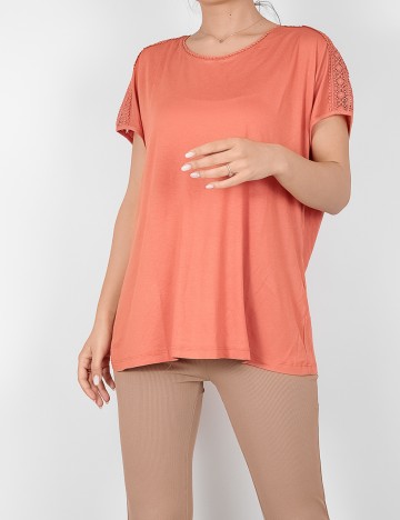 Tricou C&A, portocaliu, L