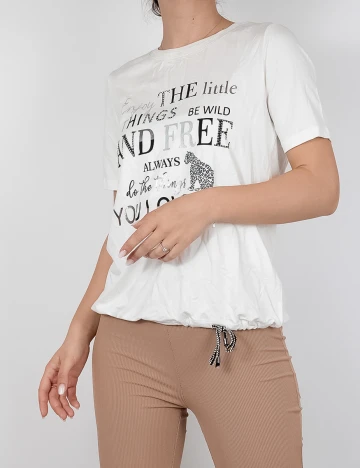 Tricou C&A, alb, XS Alb