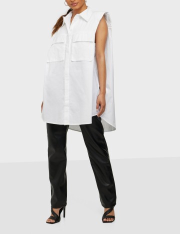 Camasa Oversize Only, alb, S