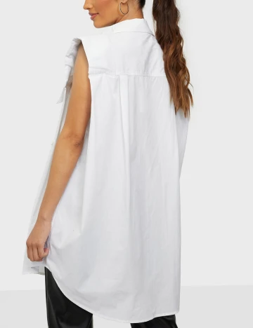Camasa Oversize Only, alb, S