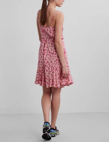 Rochie scurta Pieces, roz