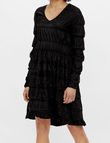 Rochie Pieces, negru, L