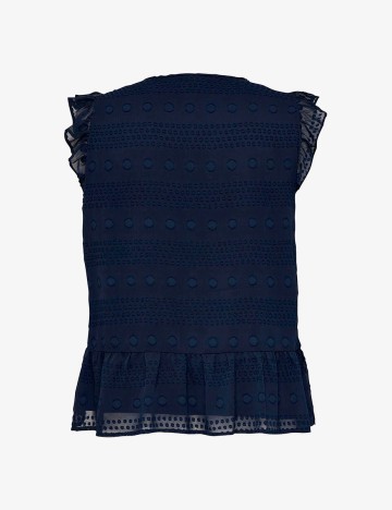 Bluza Only Carmakoma, bleumarin, 42