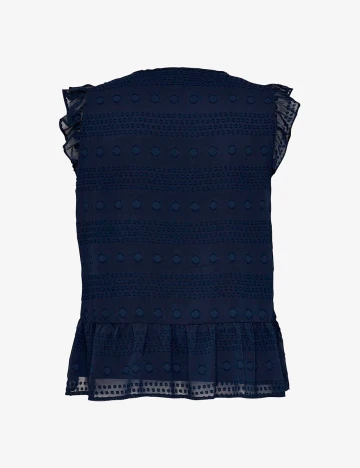 Bluza Only Carmakoma, bleumarin, 42