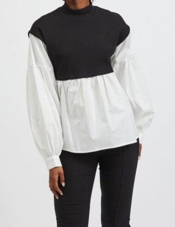 Bluza Vila, negru