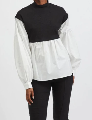 Bluza Vila, negru