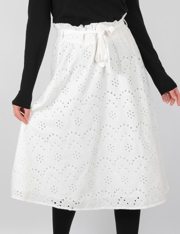 Fusta Vero Moda, alb, M