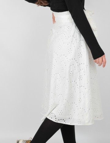 Fusta Vero Moda, alb, M