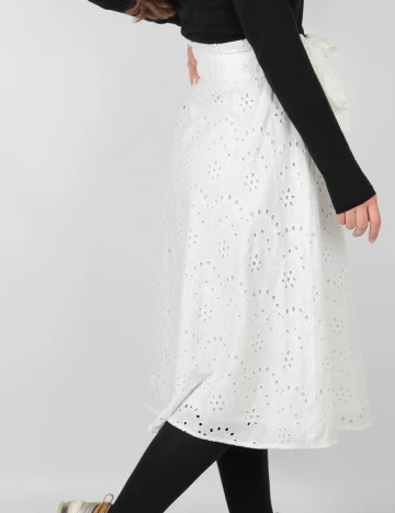 Fusta Vero Moda, alb, M