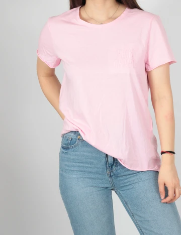 Tricou Only, roz, S
