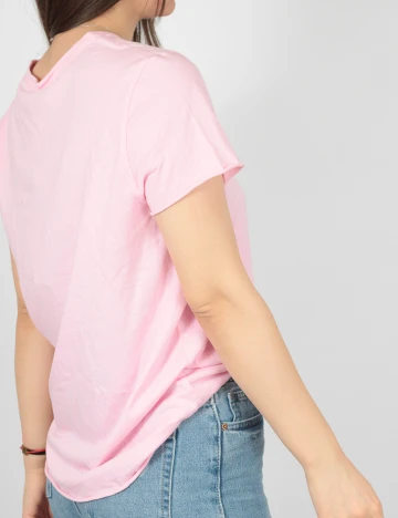 Tricou Only, roz, S
