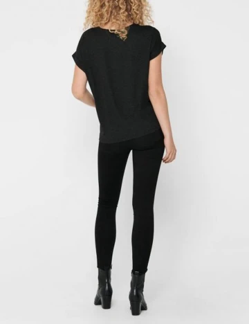 Tricou Only, gri inchis, M Gri