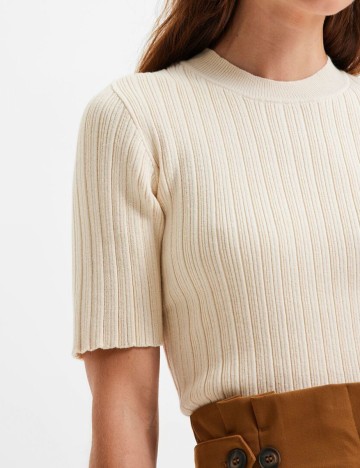 Bluza Selected Femme, crem, M