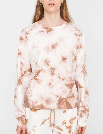 Bluza Noisy May, alb/maro, XS Maro