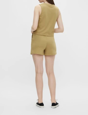 Top Pieces, kaki, M Verde