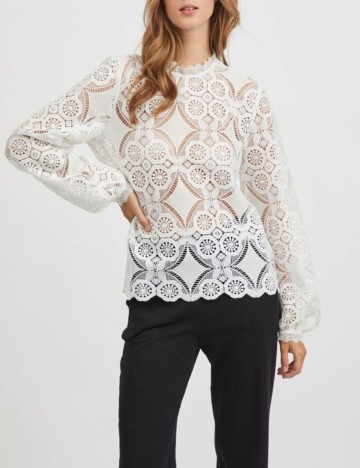 Bluza Vila, alb, 40