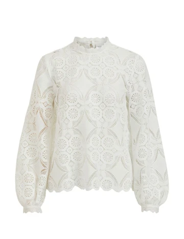Bluza Vila, alb, 40