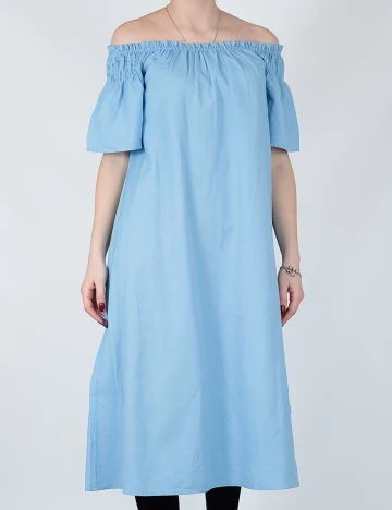 Rochie Pieces, albastru, M