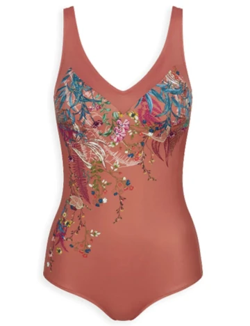 Costum de baie , Triumph, somon, 46C Roz