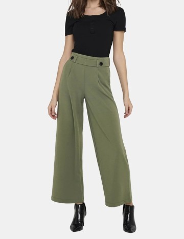 Pantaloni Jacqueline de Yong, kaki