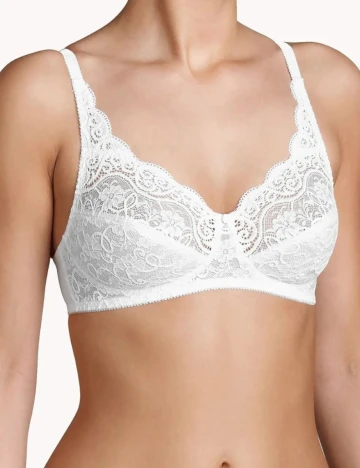 Sutien Triumph, alb Alb