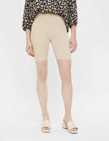 Colanti scurti Object, crem, XS