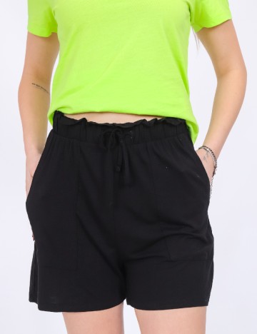 Pantaloni scurti Pieces, negru, S