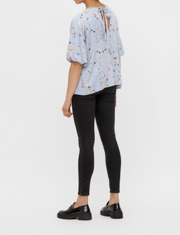 Bluza Pieces, albastru, L