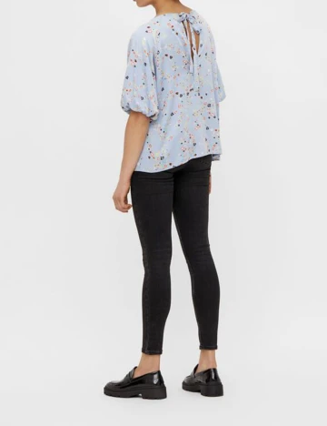 Bluza Pieces, albastru, L