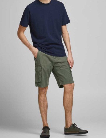 Pantaloni scurti Jack&Jones, verde, XS