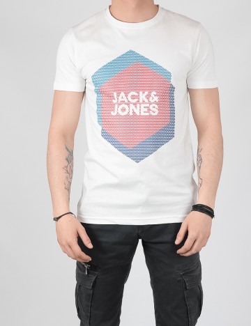 Tricou Jack&Jones, alb, S