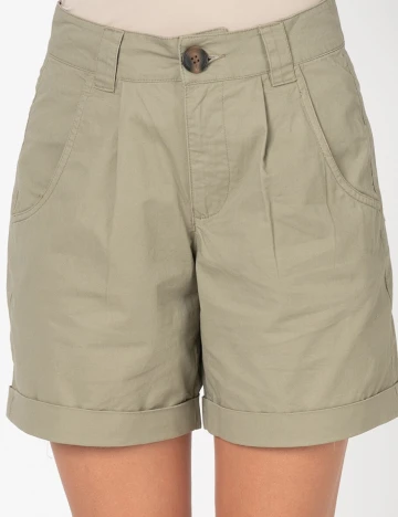 Pantaloni scurti Jacqueline de Yong, verde, 40