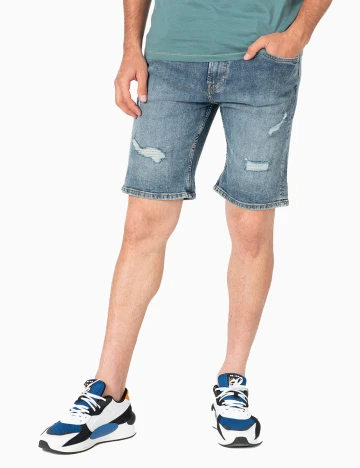 Pantaloni scurti PRODUKT, albastru, M